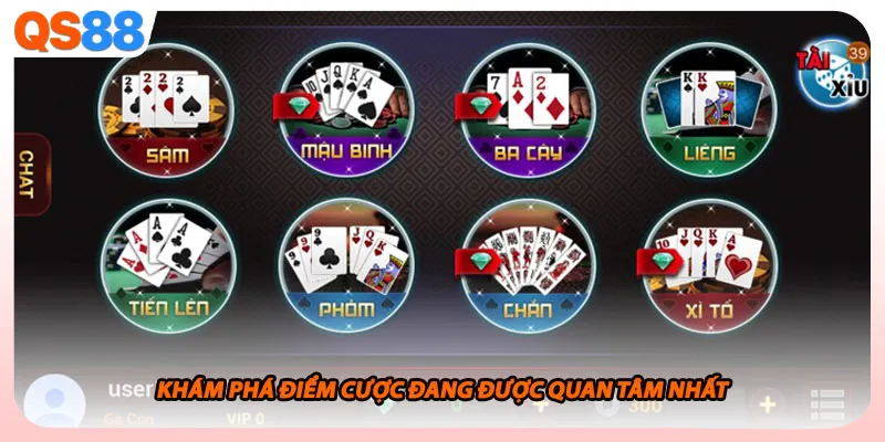Khám phá điểm cược đang được quan tâm nhất